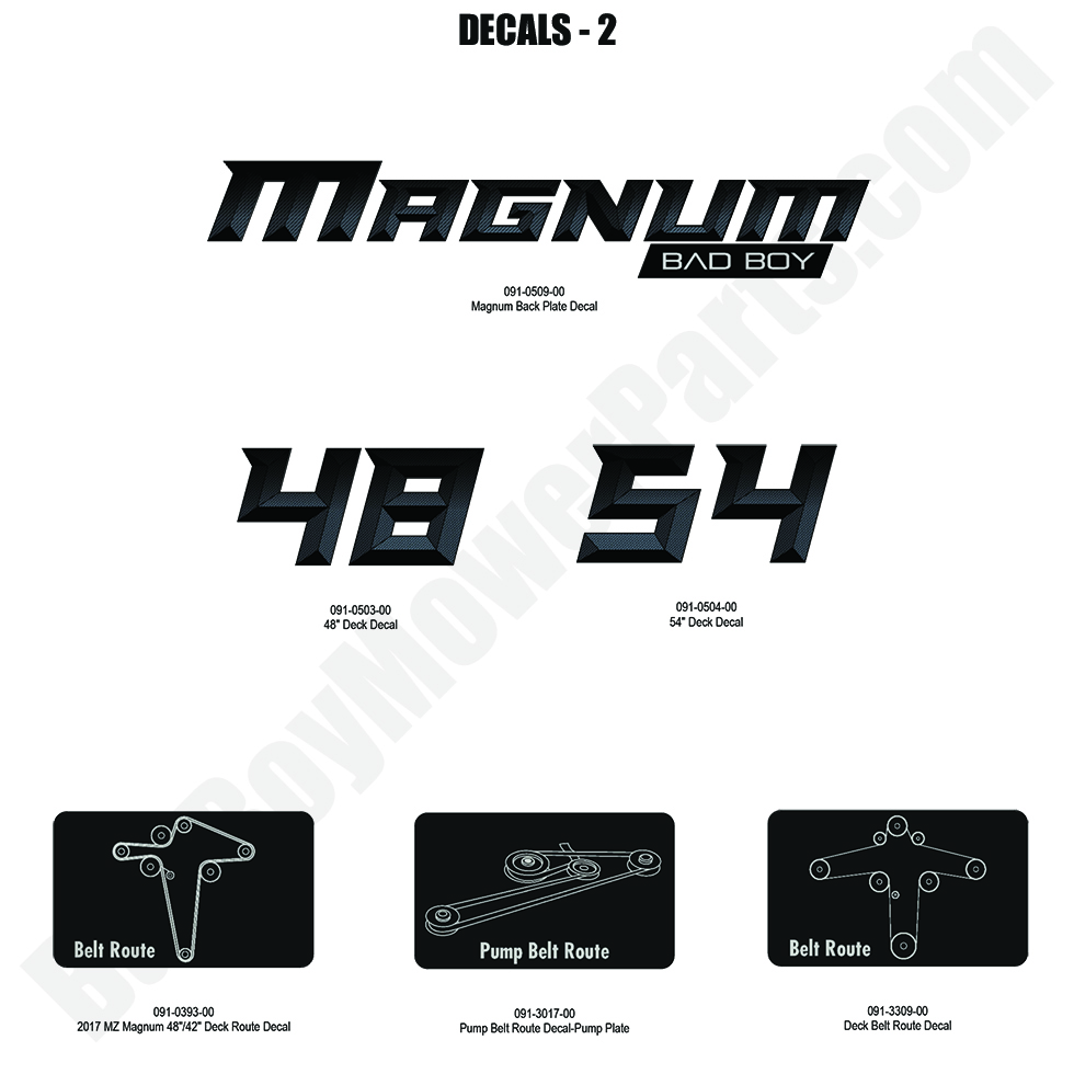 2024 MZ Magnum - Decals - 2